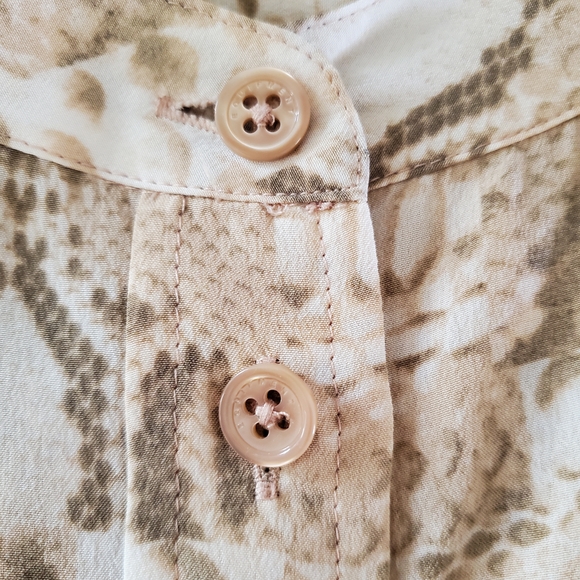 Equipment Beige Silk Blouse - Picture 5 of 6